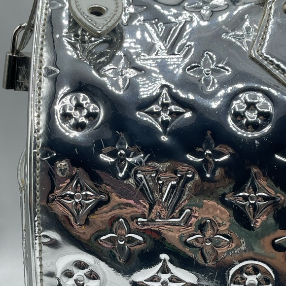 Louis Vuitton Miroir Mirror Speedy 35 Collectors Doctor Boston Bag Satchel Rare - Picture 10 of 16